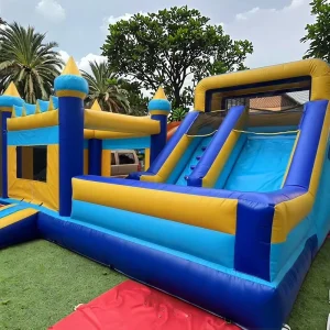 Paw Dog Inflatables Bounce Castle Bouncy Jumping Bouncer Cartoon Kids Inflatable Combo Bouncer with Slide