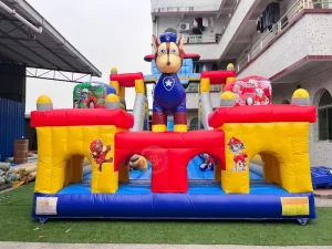 Paws Dog Patrols Bounce Obstacle Course Bounce House Inflatable for Kids