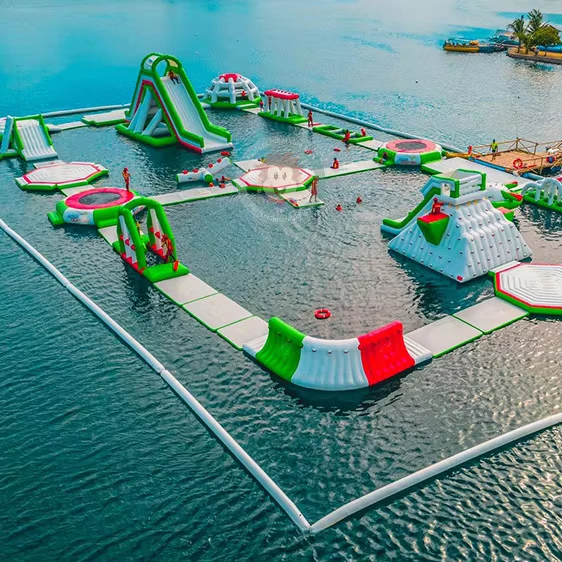 Perfect Toys Adult Floating Aqua Park Sport Games Equipment Inflatable Water Park