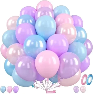 Pink Blue Wedding Children Graduation Birthday Helium Inflatable Party Decorations Latex Balloon Set