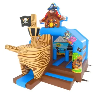 Pirate Captain Inflatable Bounce Combo Commercial Jumping Castle for Party Rentals