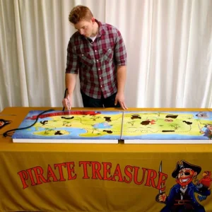 Pirate Treasure Interactive Carnival Game Rental Equipment Metal Outdoor Party Entertainment for Sports Park & Trampoline Park