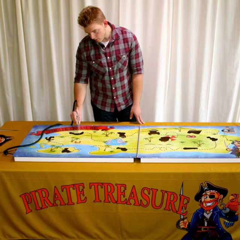 Equipamento de Aluguer de Jogo Interativo de Carnaval de Tesouro Pirata para Entretenimento em Festas ao Ar Livre para Parque de Desportos e Parque de Trampolins