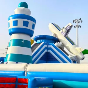 Desain dan Pembuatan Taman Inflatable Bertema Pesawat untuk Penggunaan Komersial