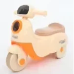 Plastic Sliding Ride on Cars for Infants and Kids Kids Tricycles with Music and Lights Safe Power free Sliding Kids Motorcycles