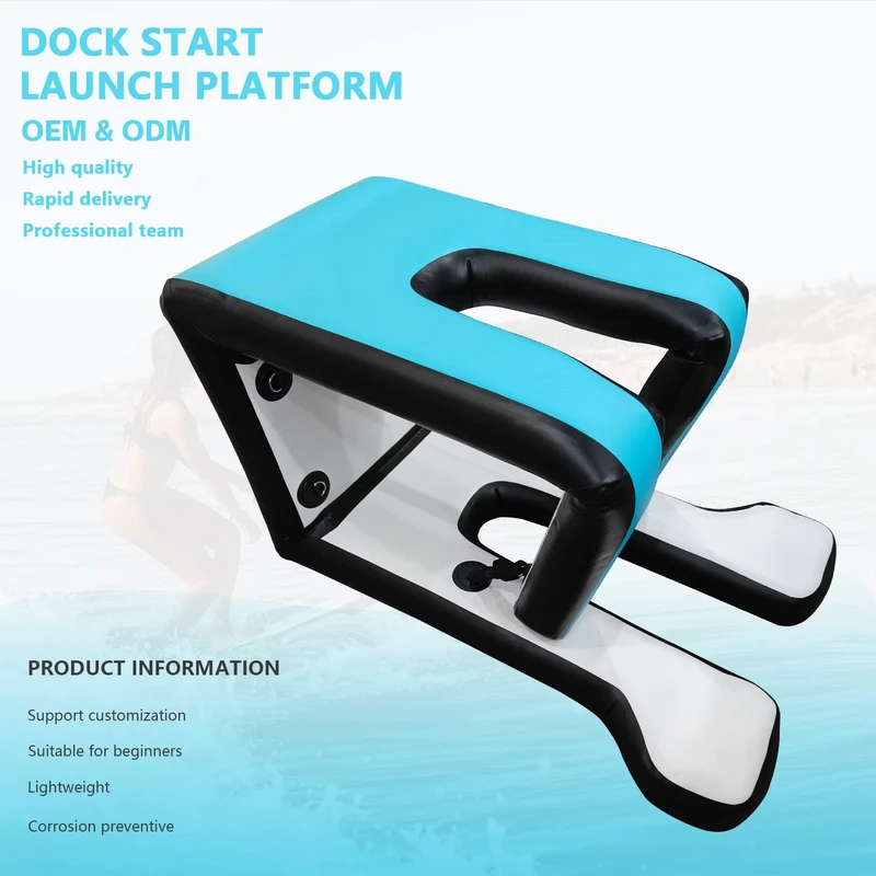 Plattform aufblasbares PVC-Hydrofoil-Wasser-Spiel-Zubehör, Surf-Zugang, Start, Wasser-Sport-Pumpenfoil-Surfen