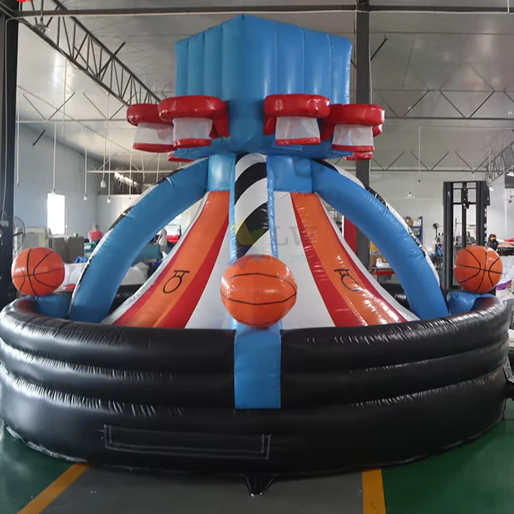 プレイヤーズ競技ジャンプショットゲーム インタラクティブカーニバルインフレータブルシューティングスター バスケットボールシューティングゲーム