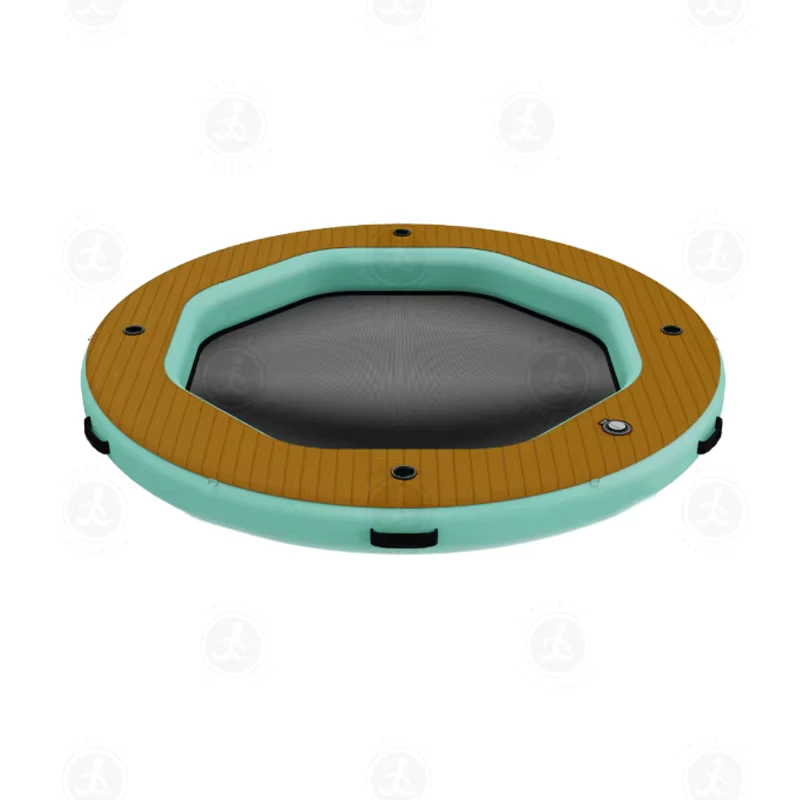 Hamaca de Agua de Bordes Poligonales Equipos de Ocio y Entretenimiento Mat Inflable de Agua