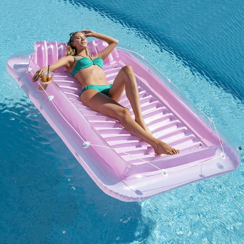 Flutuador de Piscina Lounge Inflável para Adultos