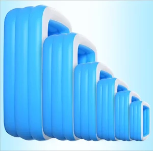 Pools Water Fun Summer Pools Swimming Outdoor Blue Color Rectangle Inflatable Swimming Pool for Adult