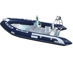 Popular 8 Persons RIB470 Fiberglass Hull Inflatable Rigid Boat Rib Boat