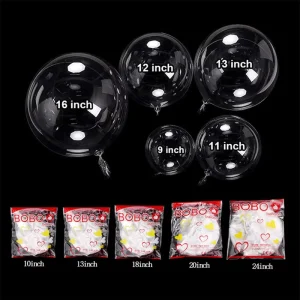 Popular Bobo Ball Large Quantity Transparent Balloons 20-inch Inflatable Balloon Pushcart