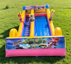Popular Indoor Inflatable Bouncy With Slides Inflatable Dry Slide for Sale
