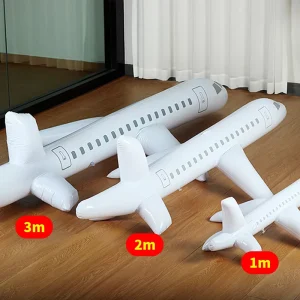 人気のインフレータブル飛行機おもちゃ、子供のパーティーデコレーションアクセサリー、男の子と女の子のためのアウトドアプレイ用