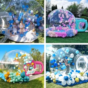Populaire Opblaasbare Bubble Dome Tent met PVC Materiaal Commerciële Kwaliteit Aangepaste Maat Te Koop
