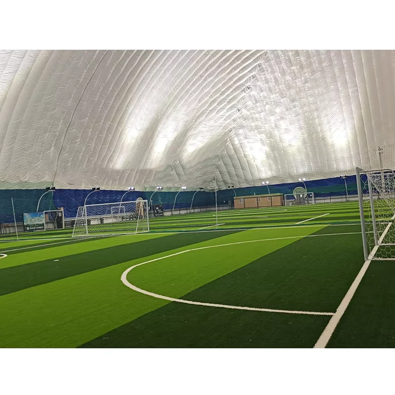 Domo inflable deportivo popular, refugio inflable espacioso, ideal para la construcción de canchas de tenis