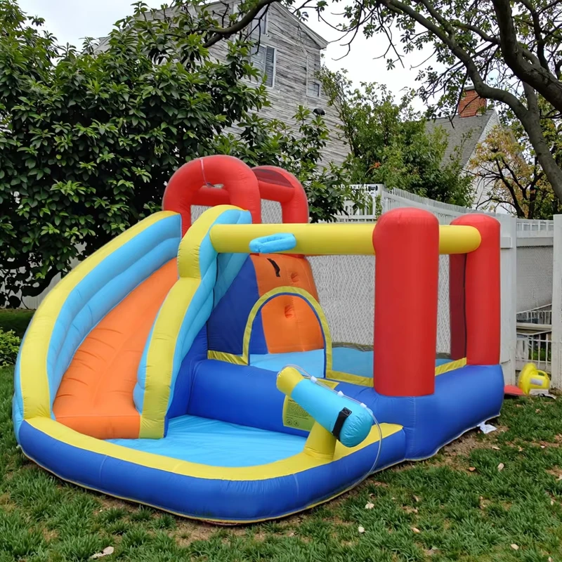 Popular Castelo Inflável para Crianças Parque de Diversões Casa de Saltos e Combo de Castelo de Saltos à Venda para Festas e Brincadeiras