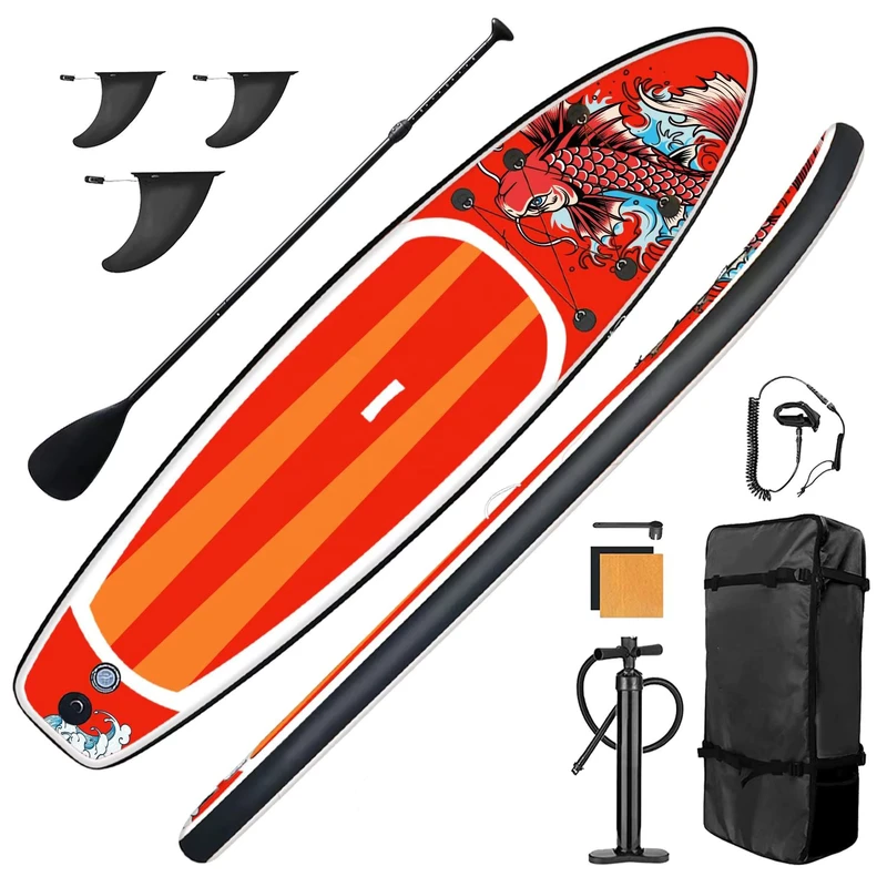 Populaire Originele Fabrieks Opvouwbare Opblaasbare SUP Board Stand Up Paddleboard voor Surfen Aanpassing Geaccepteerd