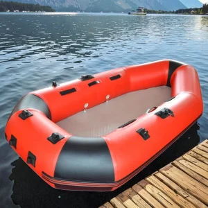 Portable 3M PVC Inflatable Dinghy Fishing Pontoon Boats 3 Layer Racing Boats for Water Sports and Leisure for 5 People
