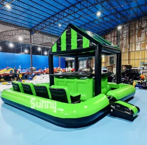 Bares de agua inflables portátiles y herméticos, fiesta, pub inflable, piscina inflable con asientos de aire