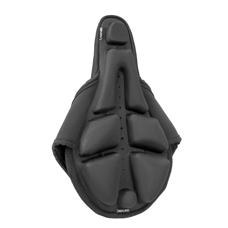 Sella Gonfiabile per Bicicletta Portatile Cuscino d'Aria Pieghevole per Bici Accessorio per Assorbimento degli Urti