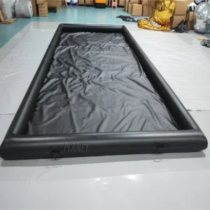 Mat Inflatable Penampung Air Hitam Portable Mat Lantai Cuci Mobil Inflatable
