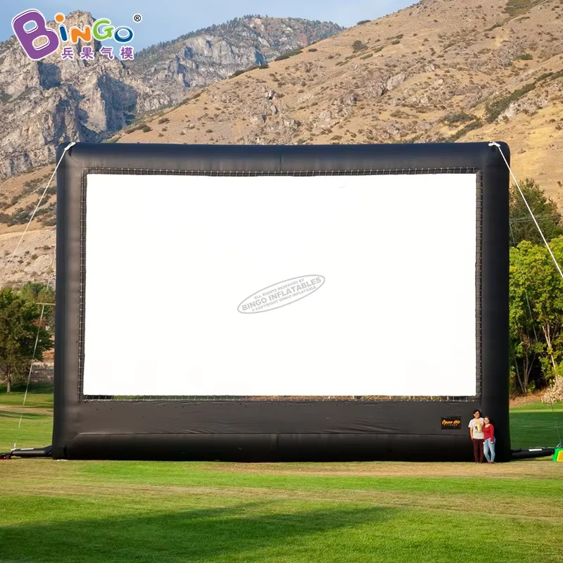 Portable Blow up TV Screen Theater Inflatable Projection Cinema Projector Custom Inflatable Movie Screen for Outdoor