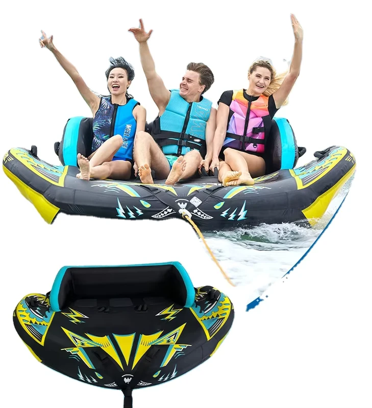 Draagbare Boot Tube Sleepbare Water Tube Opblaasbaar voor Watersport