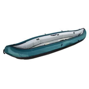Canoa Gonfiabile da Pesca Pieghevole per 2 Persone in PVC con Pagaia