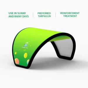 Portable Durable U shaped Inflatable Outdoor Advertising Tent with Polyester Cover Rainproof for Trade Shows