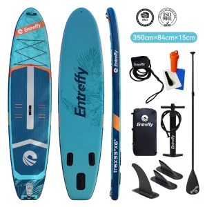 Portable Foldable PVC Adult Inflatable Stand-Up Paddleboard All-Around SUP for Water Racing Paddling All-Inclusive Accessory