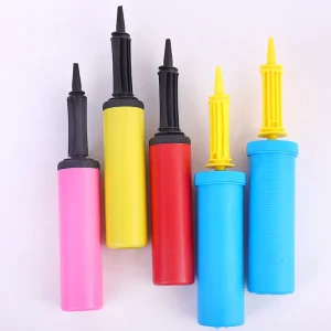 Portable Hand Push Two way Inflatable Tube Balloon Accessories Hand Push Pump Wedding Party Supplies
