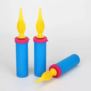 Draagbare Handbediende Recyclebare Plastic Luchtpomp met Schuin Mondstuk voor het Opblazen van Trouwen en Feest Ballonnen