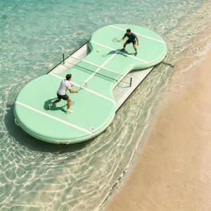 Portable High Quality Heavy Duty Inflatable Pickleball Floating Court for Entertainment at Holiday Parties Gatherings
