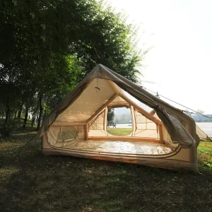 Tienda de aire inflable portátil, impermeable, de tela Oxford para camping.