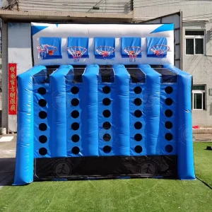Allenatore Gonfiabile Portatile per Tiri a Canestro con Design Pieghevole in Materiale PVC per Uso Commerciale e Giochi di Festa