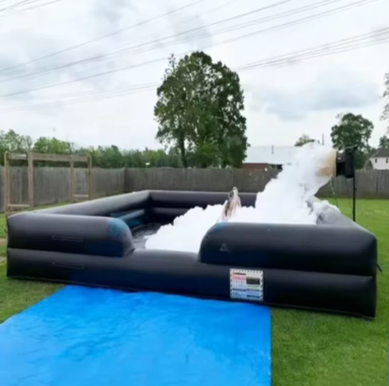 Portable Inflatable Bubble Pool Easy Setup and Storage for Home Backyard and Garden Parties
