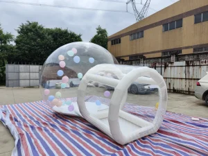 Portable Inflatable Bubble Tent Quick Setup for Backyard Party Kids Birthday Magical Playhouse for Events