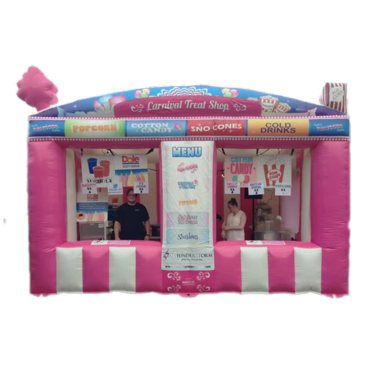 Tenda gonfiabile per negozio di dolciumi da carnevale, tenda gonfiabile, chiosco gonfiabile