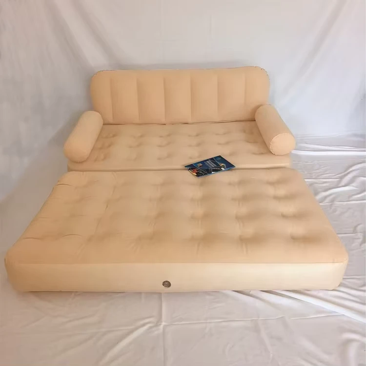 Sofá Inflável Portátil para Camping com Bomba Embutida, Durável