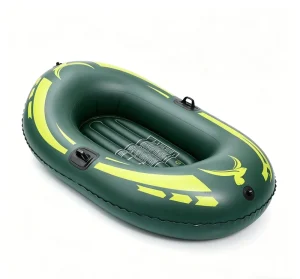 Portable Inflatable Dinghy Raft with Reinforced Handles Durable PVC for Camping Fishing Lake River Toy