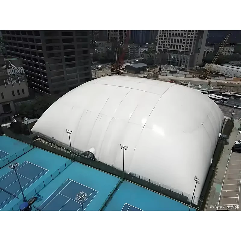 Draagbare opblaasbare dome tent, sportbeschutting, luchtsteun stadion, membraanstructuur voor garage, eenvoudig te gebruiken
