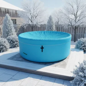 Portable Inflatable Drop Stitch Pool Outdoor Hot Tub Spa Ground Swimming Pool for Children Adult Family Relaxation