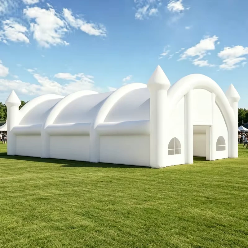 Tenda Pameran Acara Inflatable Portable, Sertifikasi CE, Material PVC Tahan Air, Ukuran Kustom untuk Kegiatan