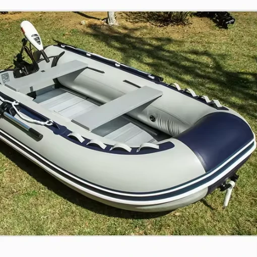 เรือคายัคเป่าลมตกปลาแบบพกพา ขนาด 3.6 เมตร น้ำหนักเบา ทนทาน 3 ชั้น PVC สำหรับครอบครัว ใช้งานได้ 2 คน