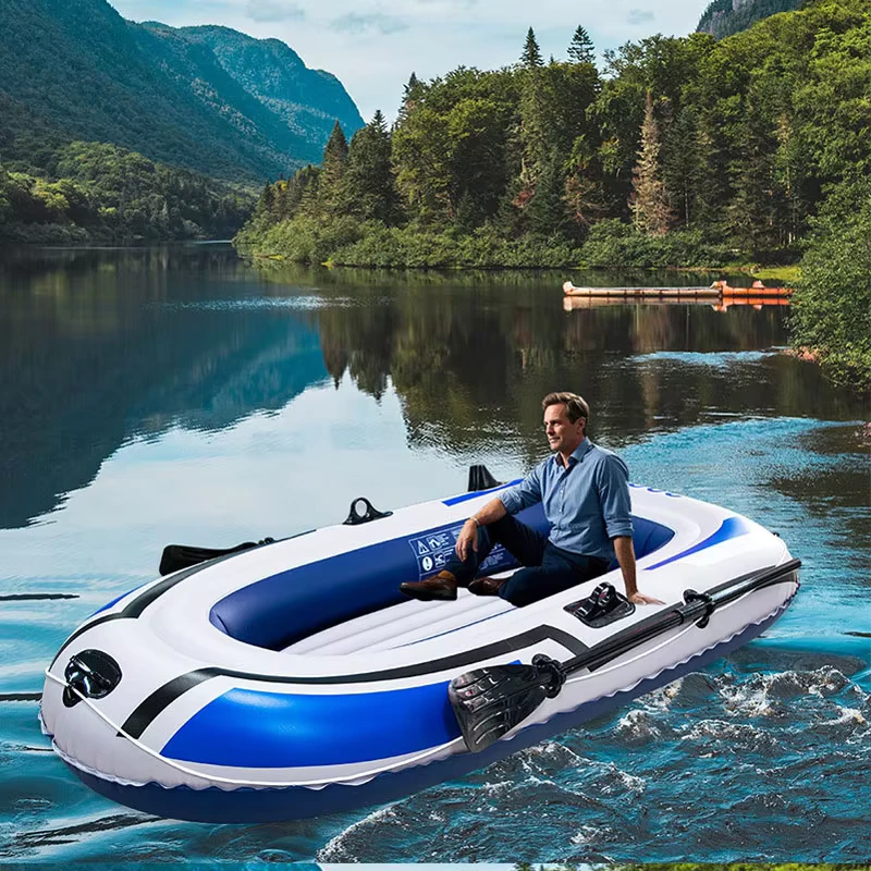 Portable Inflatable Kayak Boat Drifting Fishing Leisure Inflatable Raft for Adult