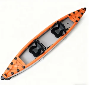 Portable Inflatable Kayak Boat for Two Foldable and Durable for Travel and Waterplay Exploration Fishing Rowing Boat for Sale