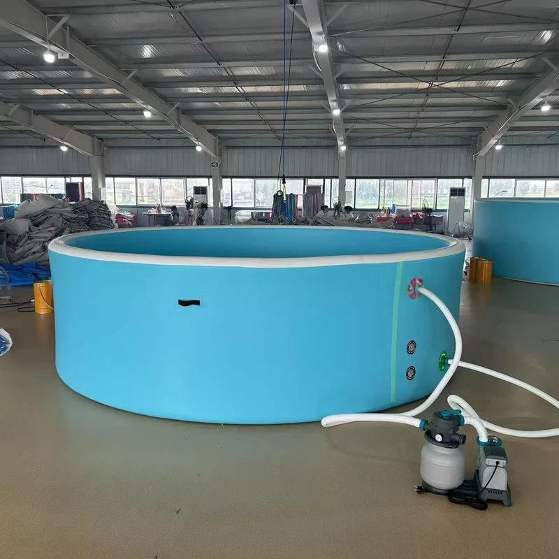 Piscina gonfiabile portatile in PVC per adulti e bambini, design pieghevole per esterni