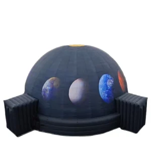 Portable Inflatable Projection Dome Tent Star Projector Planetarium for Parties Events Oxford Material with Blower Accessory