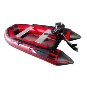 Portable Inflatable Sport Tender Dinghy Boat with Aluminum Floor and PVC for 2 Person Fishing Dinghy Inflatable Raft Boat